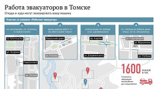 Работа эвакуаторов в Томске Работа эвакуаторов в Томске