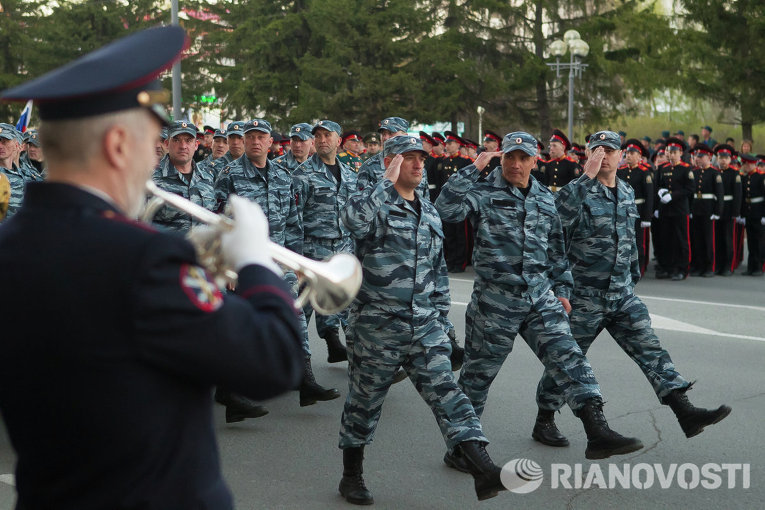 Репетиция Парада Победы в Томске Репетиция Парада Победы в Томске