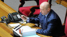 Секретарь Совета национальной безопасности и обороны (СНБО) Украины Александр Турчинов. Архивное фото Секретарь Совета национальной безопасности и обороны (СНБО) Украины Александр Турчинов. Архивное фото