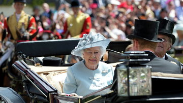 British Queen Elizabeth II.  Archival photo