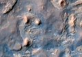 Снимок с орбиты показывающий путь марсохода Curiosity Снимок с орбиты показывающий путь марсохода Curiosity