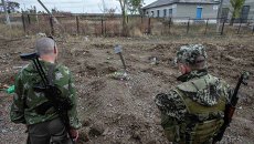 У братской могилы возле села Нижняя Крынка. Архивное фото У братской могилы возле села Нижняя Крынка. Архивное фото