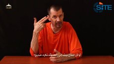 Видеообращение британского заложника Джона Кэнтли. Архивное фото Видеообращение британского заложника Джона Кэнтли. Архивное фото