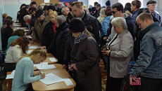 Выборы главы ДНР и депутатов Народного Совета республики. Архивное фото Выборы главы ДНР и депутатов Народного Совета республики. Архивное фото