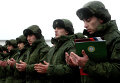 Новобранцы на плацу военного коммисариата Чеченской Республики Новобранцы на плацу военного коммисариата Чеченской Республики