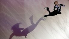 Юлия Липницкая во время выступления в Франции Юлия Липницкая во время выступления в Франции