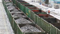 Железнодорожные составы с российским углем Железнодорожные составы с российским углем