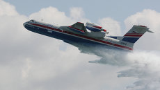 Многоцелевой самолет-амфибия Бе-200ЧС. Архивное фото Многоцелевой самолет-амфибия Бе-200ЧС. Архивное фото