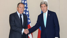Встреча главы МИД РФ С.Лаврова с госсекретарем США Д.Керри. Архивное фото Встреча главы МИД РФ С.Лаврова с госсекретарем США Д.Керри. Архивное фото