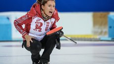 Игрок сборной России по керлингу Анна Сидорова. Архивное фото Игрок сборной России по керлингу Анна Сидорова. Архивное фото