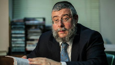 The head of the Conference of European Rabbis and the Chief Rabbi of Moscow Pinchas Goldschmidt
