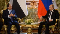 Президент России Владимир Путин встретился с президентом Египта Абделем Фатахом ас-Сиси Президент России Владимир Путин встретился с президентом Египта Абделем Фатахом ас-Сиси
