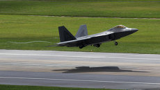 Истребитель ВВС США F-22 Raptor Истребитель ВВС США F-22 Raptor