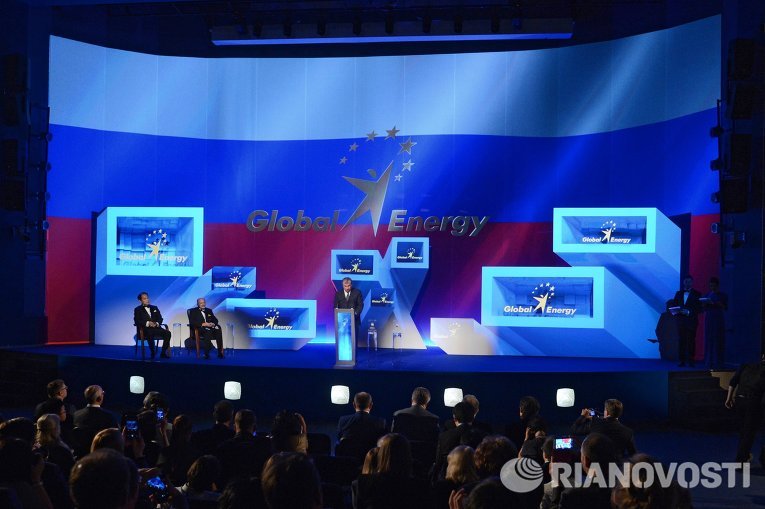 Церемония вручения премии Глобальная энергия в рамках ПМЭФ 2015 Церемония вручения премии Глобальная энергия в рамках ПМЭФ 2015
