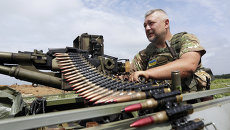 Солдат ВСУ возле села Крымское, Луганская область Солдат ВСУ возле села Крымское, Луганская область