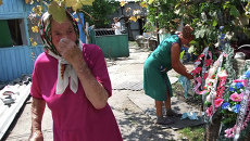 Похороны погибших в селе Свободное в результате обстрела армией Украины Похороны погибших в селе Свободное в результате обстрела армией Украины