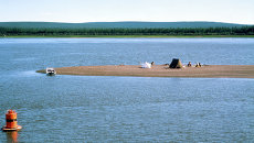 На реке Колыме. Архивное фото На реке Колыме. Архивное фото