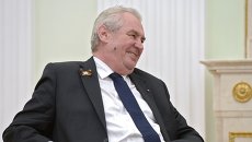 Президент Чешской Республики Милош Земан. Архивное фото Президент Чешской Республики Милош Земан. Архивное фото