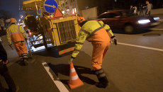 Обновление дорожной разметки в Москве Обновление дорожной разметки в Москве