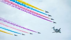 Репетиция военного парада в Пекине Репетиция военного парада в Пекине