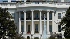Официальная резиденция президента США - Белый дом. Архивное фото Официальная резиденция президента США - Белый дом. Архивное фото