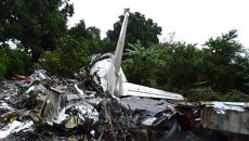 Крушение самолета Ан-12 в городе Джуба в Южном Судане, 4 ноября 2015 Крушение самолета Ан-12 в городе Джуба в Южном Судане, 4 ноября 2015