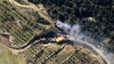 Самолеты российских Воздушно-космических сил нанесли авиационный удар по укрепленному опорному пункту боевиков в провинции Латакия в Сирии Самолеты российских Воздушно-космических сил нанесли авиационный удар по укрепленному опорному пункту боевиков в провинции Латакия в Сирии