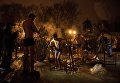 Во время Крещенских купаний на Клязьминском водохранилище в деревне Осташково Мытищинского района Во время Крещенских купаний на Клязьминском водохранилище в деревне Осташково Мытищинского района