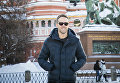 Актер Райан Рейнольдс на Красной площади в Москве. 24 января 2016 Актер Райан Рейнольдс на Красной площади в Москве. 24 января 2016