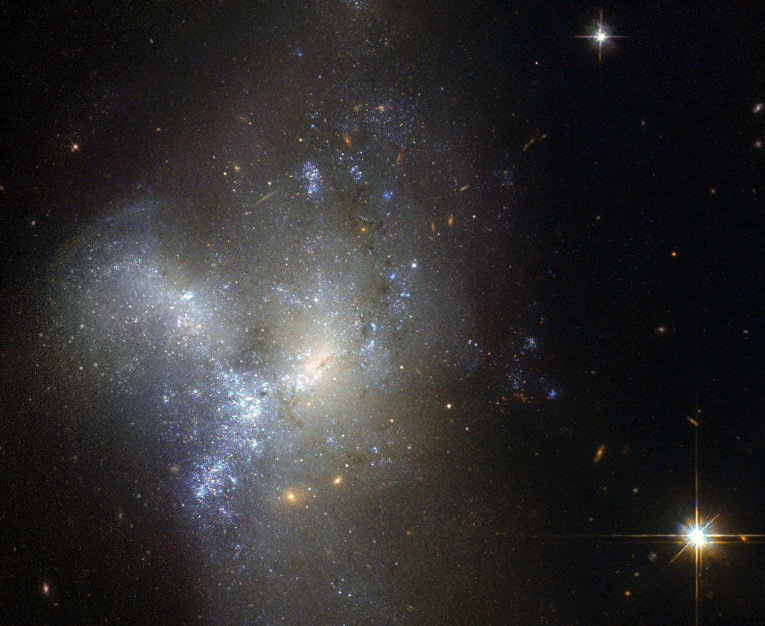 Галактика NGC 1487 в созвездии Эридана Галактика NGC 1487 в созвездии Эридана