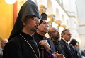 Священнослужители различных конфессий в крупнейшем православном храме Латинской Америки - кафедральном соборе святого апостола Павла в бразильском городе Сан-Паулу во время молебна Патриарха Московского и всея Руси Кирилла Священнослужители различных конфессий в крупнейшем православном храме Латинской Америки - кафедральном соборе святого апостола Павла в бразильском городе Сан-Паулу во время молебна Патриарха Московского и всея Руси Кирилла