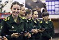 Учебные занятия с девушками-курсантами Военно-космической академии в Санкт-Петербурге Учебные занятия с девушками-курсантами Военно-космической академии в Санкт-Петербурге