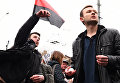 Участники акций в защиту Н. Савченко забрасывают краской и яйцами посольство Российской Федерации в Киеве Участники акций в защиту Н. Савченко забрасывают краской и яйцами посольство Российской Федерации в Киеве