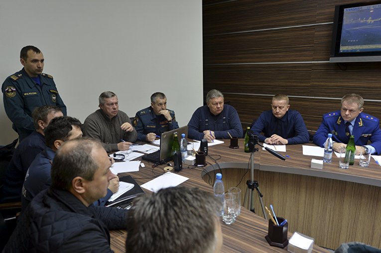 Заседание штаба по расследованию причин авиакатастрофы в аэропорту Ростова-на-Дону Заседание штаба по расследованию причин авиакатастрофы в аэропорту Ростова-на-Дону