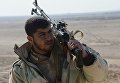 Боец отряда ополчения Соколы пустыни на переднем крае в 10 км от Пальмиры Боец отряда ополчения Соколы пустыни на переднем крае в 10 км от Пальмиры