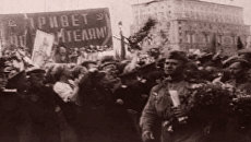 Долгожданный День Победы. Съемки 9 мая 1945 года Долгожданный День Победы. Съемки 9 мая 1945 года