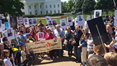 Акция Бессмертный полк в Вашингтоне. Архивное фото Акция Бессмертный полк в Вашингтоне. Архивное фото