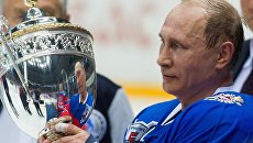 Президент РФ В. Путин принял участие в гала-матче турнира Ночной хоккейной лиги Президент РФ В. Путин принял участие в гала-матче турнира Ночной хоккейной лиги