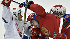 Хоккей. Чемпионат мира. Матч Россия - Норвегия Хоккей. Чемпионат мира. Матч Россия - Норвегия