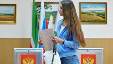 Избирательный участок. Архивное фото Избирательный участок. Архивное фото