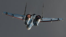 Самолет Су-27. Архивное фото Самолет Су-27. Архивное фото