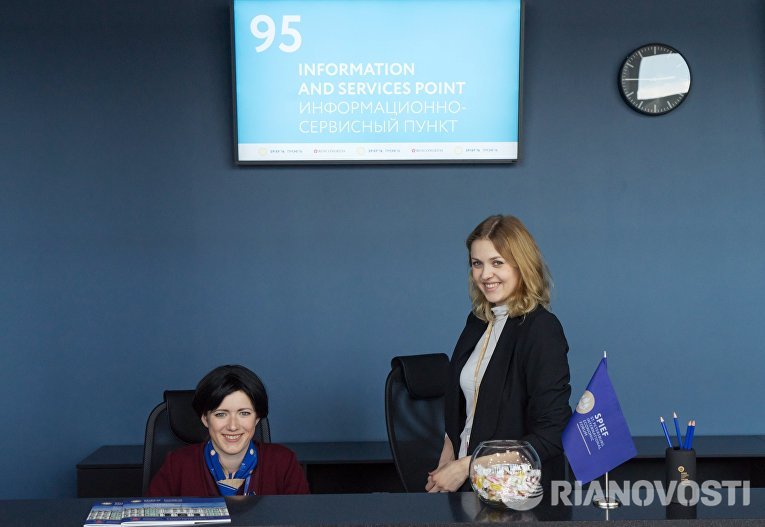 Подготовка к открытию Петербургского экономического форума Подготовка к открытию Петербургского экономического форума