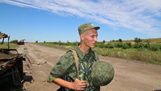 Военнослужащие Народной милиции ЛНР в Донбассе. Архивное фото Военнослужащие Народной милиции ЛНР в Донбассе. Архивное фото