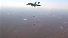Авиаудары бомбардировщиков Су-34 ВКС РФ с авиабазы Хамадан по объектам ИГ в Сирии Авиаудары бомбардировщиков Су-34 ВКС РФ с авиабазы Хамадан по объектам ИГ в Сирии