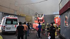 Пожар на складе на Алтуфьевском шоссе. Архивное фото Пожар на складе на Алтуфьевском шоссе. Архивное фото