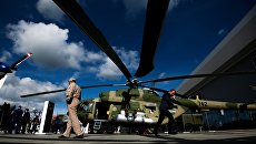 Многоцелевой вертолет Mи-17В-5 на экспозиции Международного военно-технического форума АРМИЯ-2016 Многоцелевой вертолет Mи-17В-5 на экспозиции Международного военно-технического форума АРМИЯ-2016