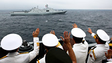 Российско-китайские учения Морское взаимодействие. Архивное фото Российско-китайские учения Морское взаимодействие. Архивное фото