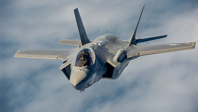 Истребитель F-35А зажегся на военной базе в штате Айдахо