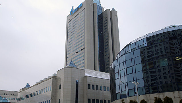 Здание компании Газпром. Архивное фото