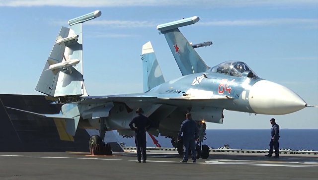 Военные отчитались о выполненных палубной авиацией боевых задачах в САР